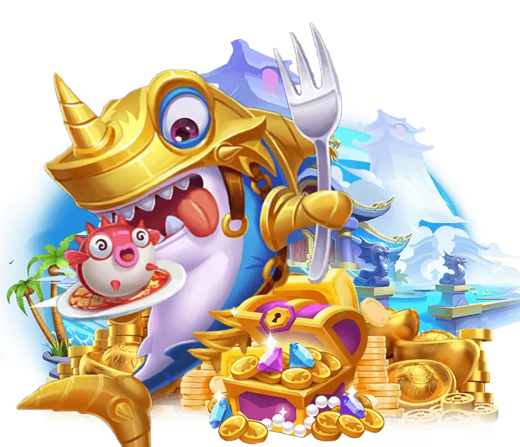 Đồ họa minh họa tính năng game Bắn Cá rikvip