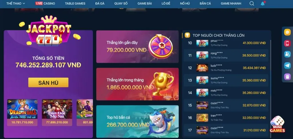 Đa dạng trò chơi tại Rikvip Chính Thức